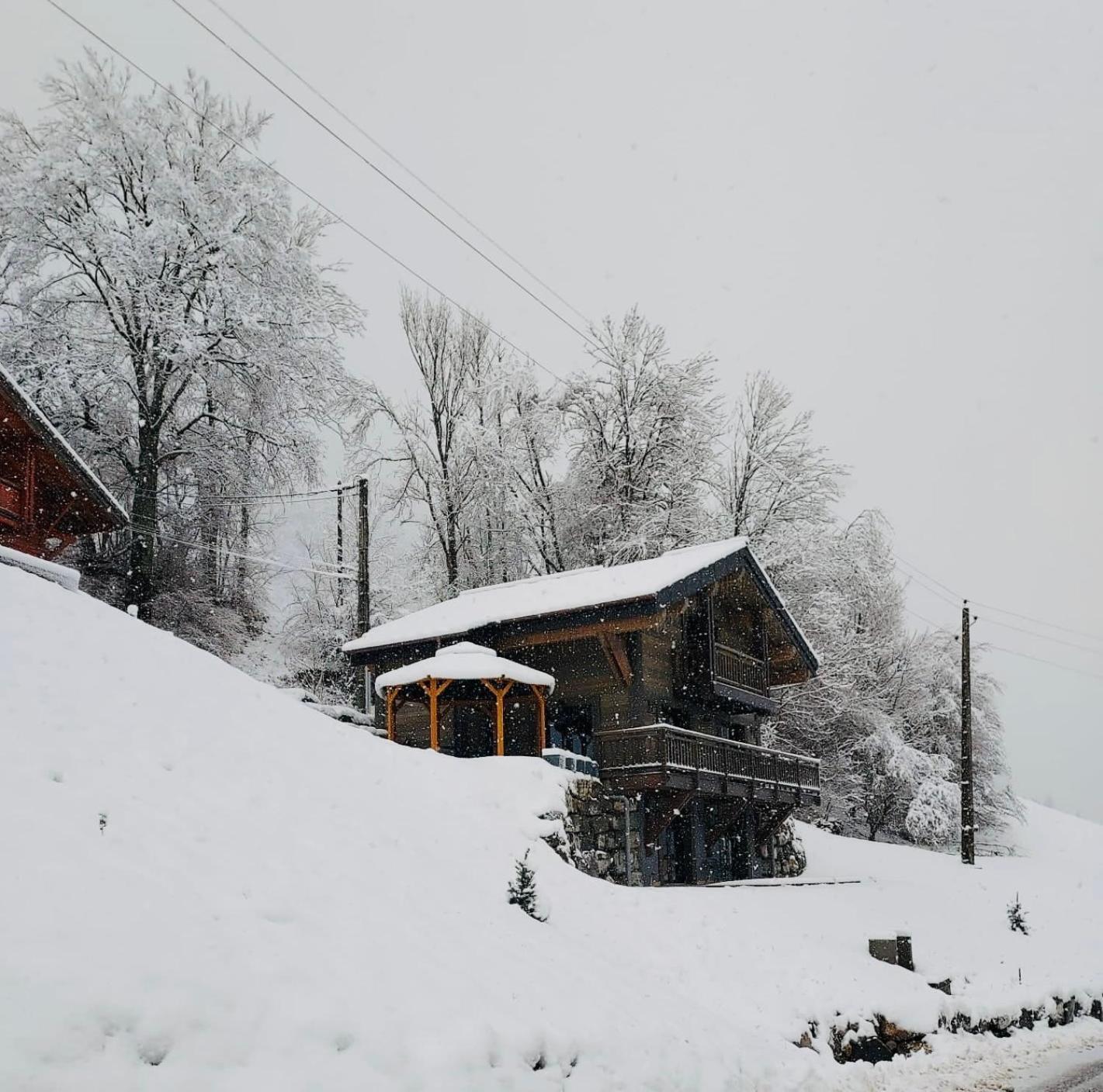 Chalet Du Bonheur Vila Bonnevaux  Exterior foto