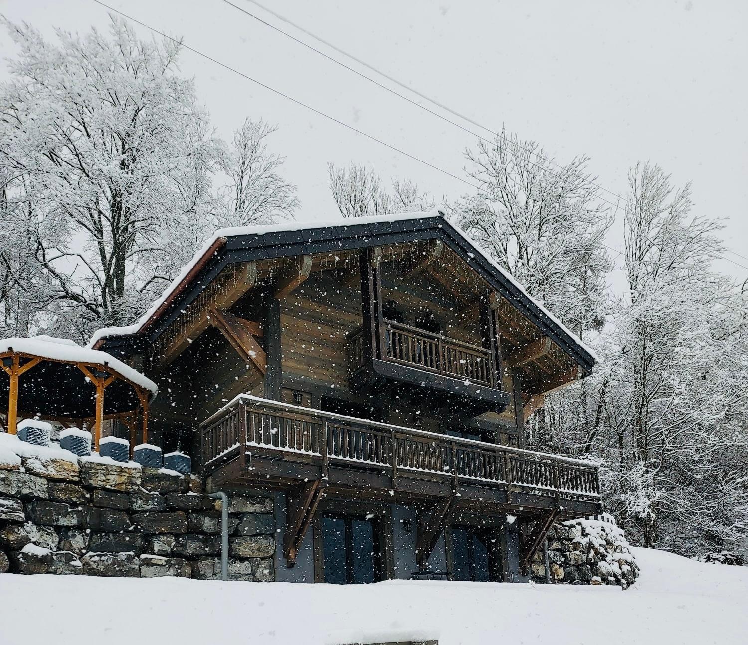 Chalet Du Bonheur Vila Bonnevaux  Exterior foto