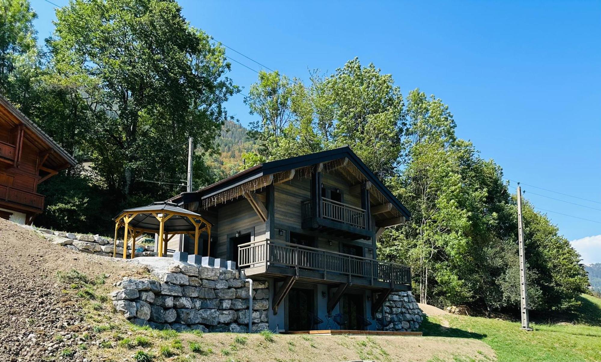 Chalet Du Bonheur Vila Bonnevaux  Exterior foto