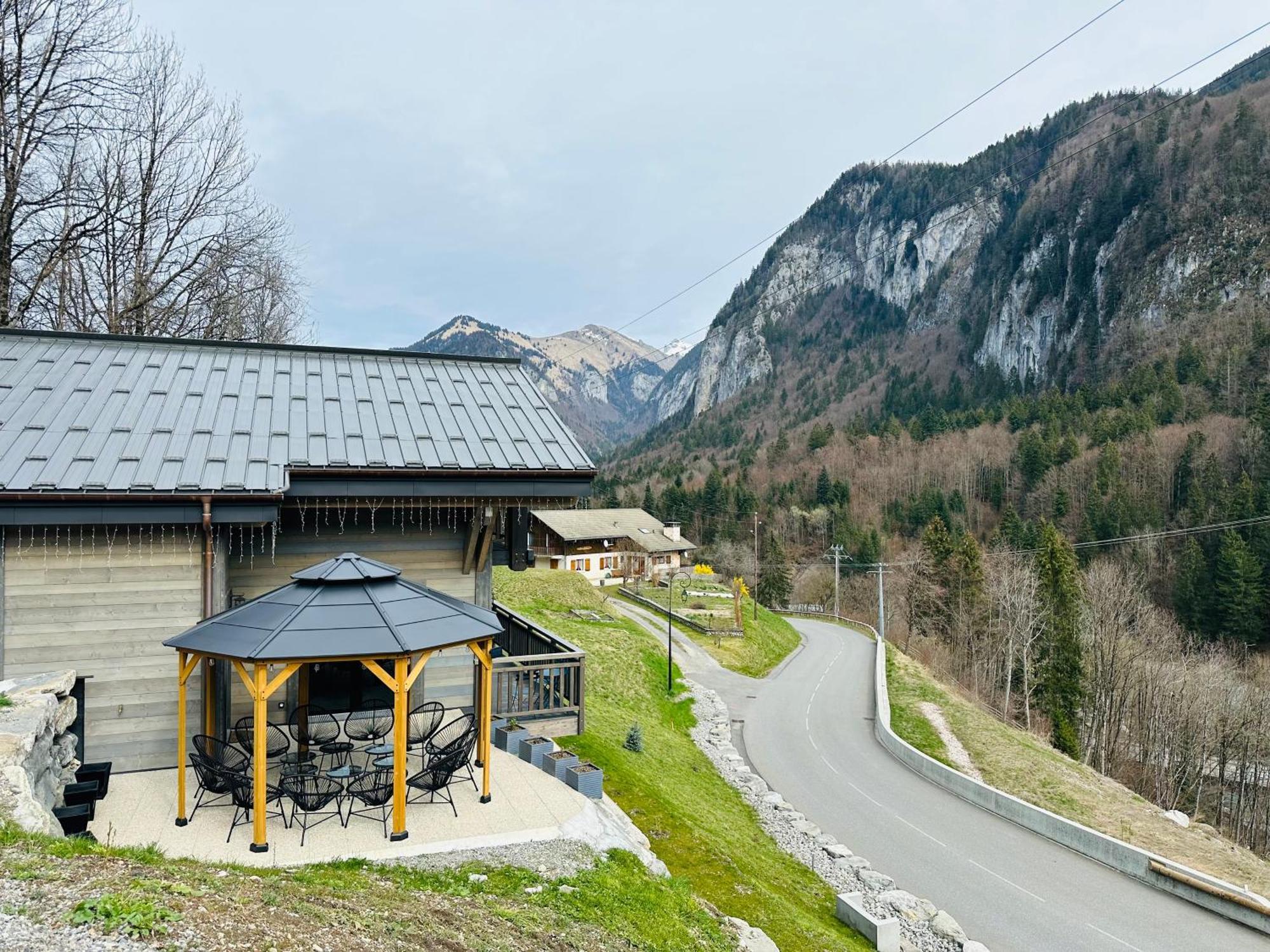 Chalet Du Bonheur Vila Bonnevaux  Exterior foto