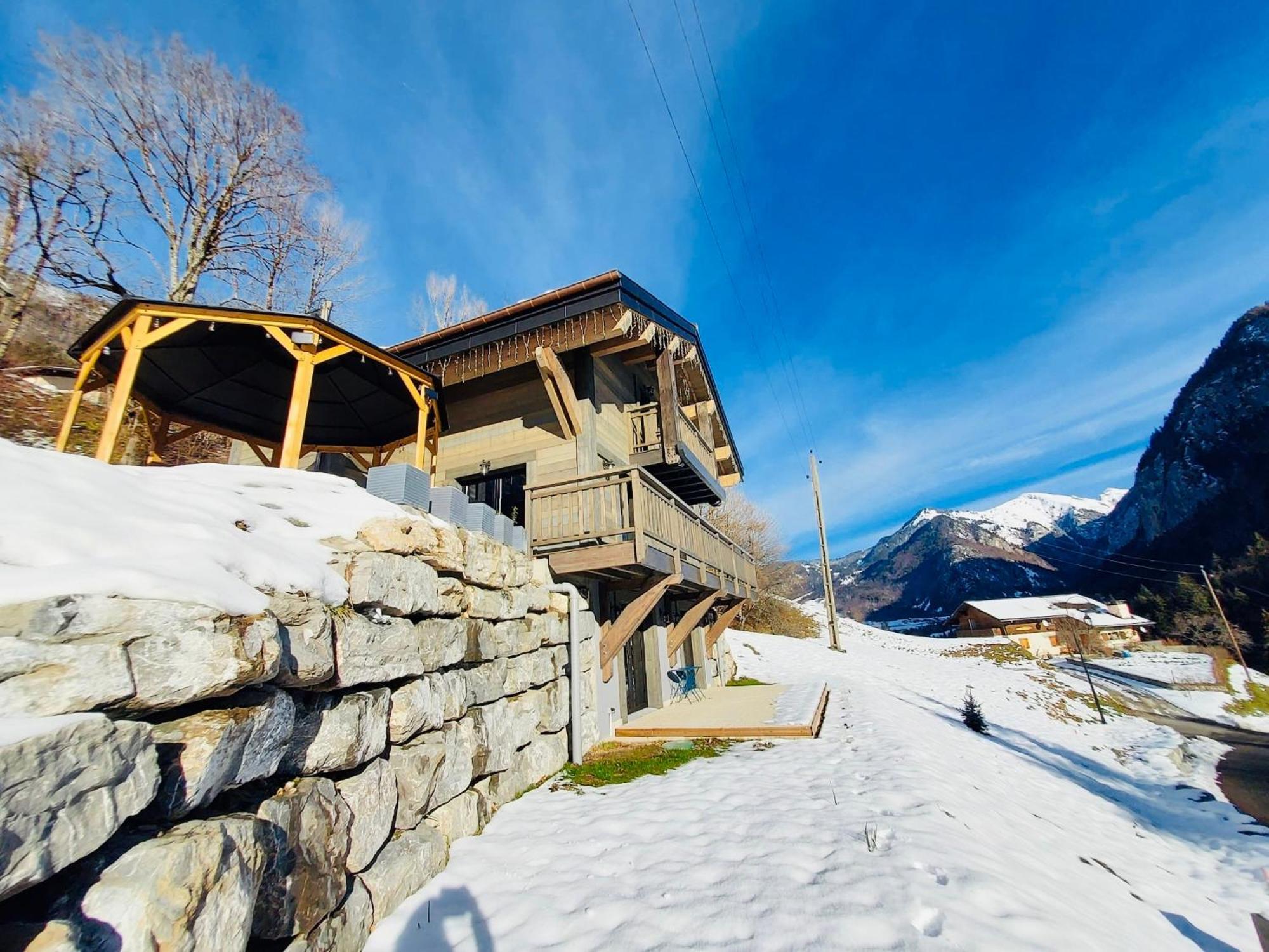 Chalet Du Bonheur Vila Bonnevaux  Exterior foto